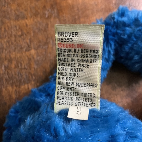GUND 2002 Sesame Street Grover Character Plush - Picture 8 of 9